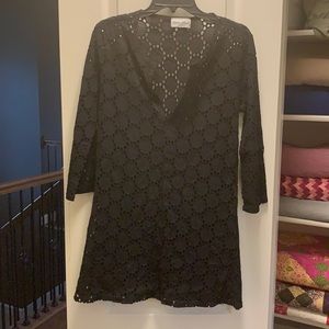 Jordan Taylor brand eyelit swim coverup